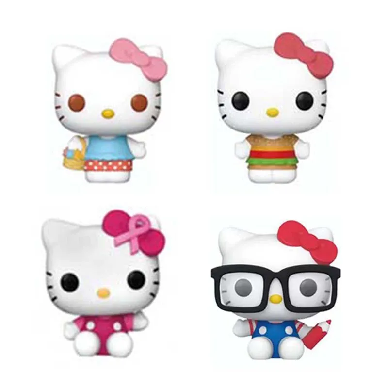 2023 New   Kitty Action Figure Collection birthday Model Toys Girls and boy Christmas birthday Gifts