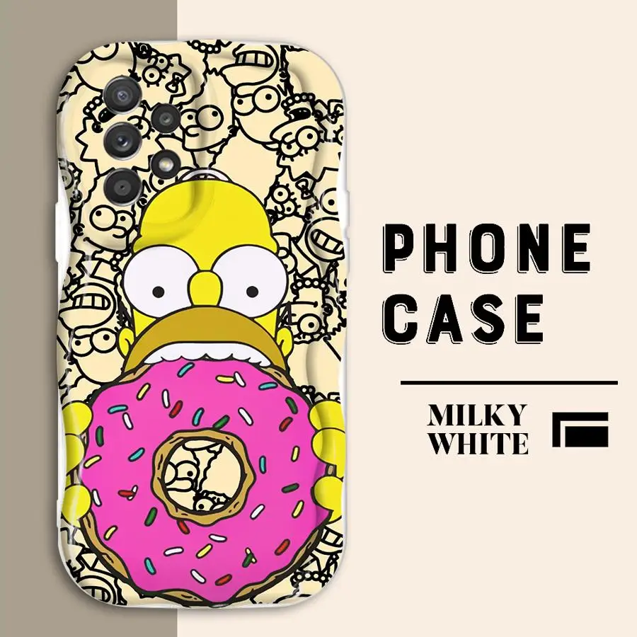 Case for Samsung Galaxy A25 A16 A36 A20 A35 A52 A32 A12 A53 A04 A56 A15 A24 A02s A55 A06 A54 A13 A05 A50 Soft Phone SimpsonS