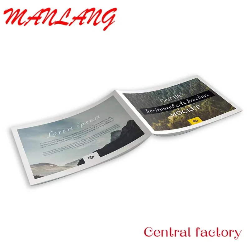 

Custom Fashion Flyer Magazine Catalog Printing Service Glossy Lamination Cheap Flyer Booklet/folding card