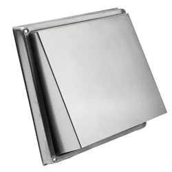 4 ''100mm Wand Entlüftung auslass Edelstahl Metall abdeckung Auspuff gitter Außen absaugung Wandent lüftung