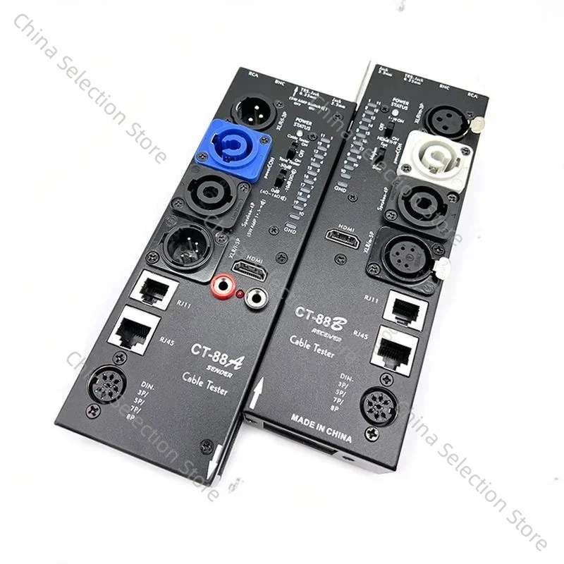 CT-88 Separate Multi-Function Xlr Signal Line Meter Hdm Line Meter Automatic Audio Side Line Meter