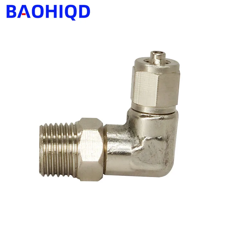 Pneumatic Fittings Air Fitting 360 ° Rotation 4 6 8 10 12 mm Thread 1/8 3/8 1/2\