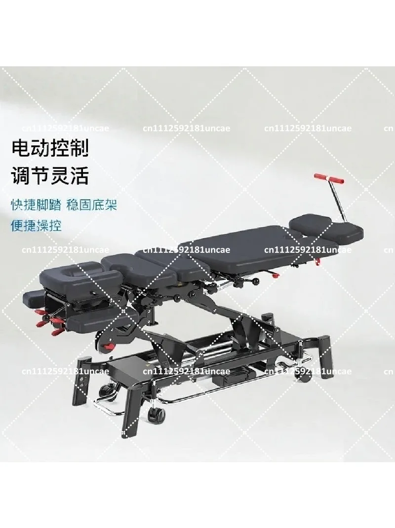 Motorized Electric Chiropractic Table with Lift for Spinal Decompression and Pelvic Adjustment
