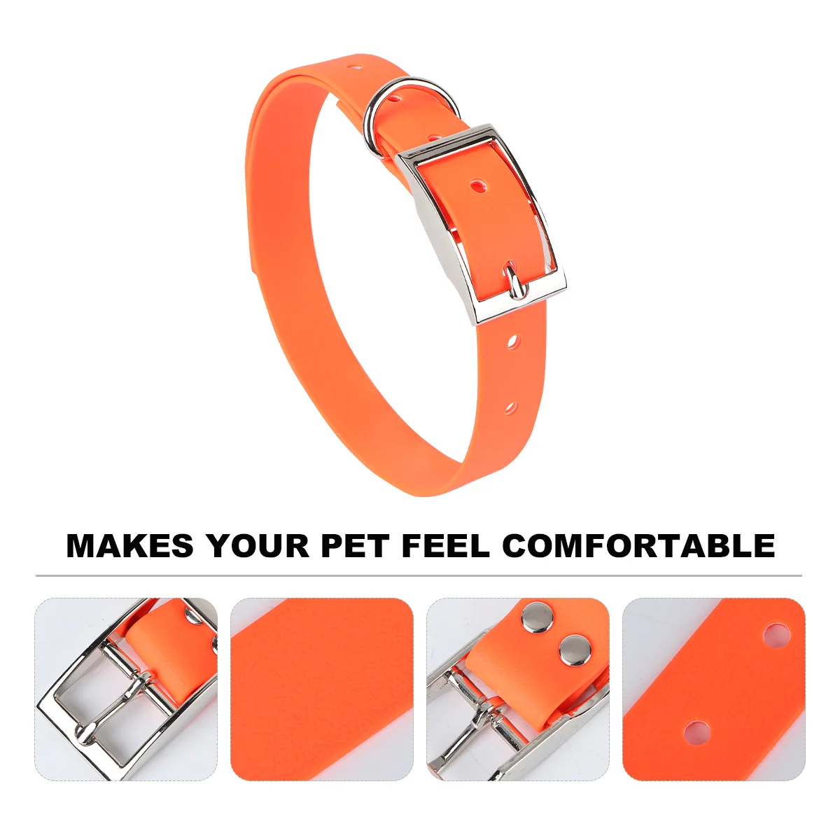 

Waterproof Pet Adjustable Dog Collar For Small Medium Dogs Durable Cow Puppy Neckband Wear Resistant Pet Dog