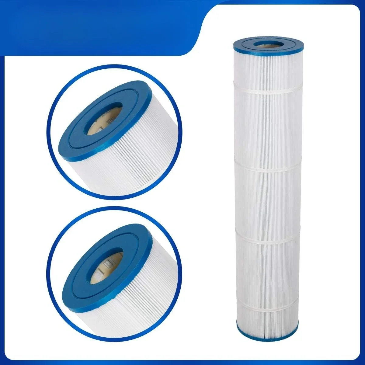 PCC130 Swimming Pool Replacement Filter Cartridge Replaces for Unicel C-7472 Filbur FC-1978 160332 178585 FC-6475