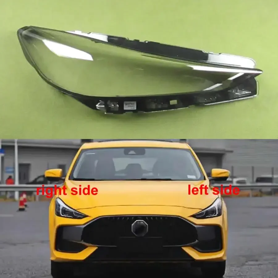 

For MG 5 MG5 2020 2021 2022 Headlight Cover Transparent Lampshade Lamp Case Headlamp Shell Plexiglass Replace Original Lens