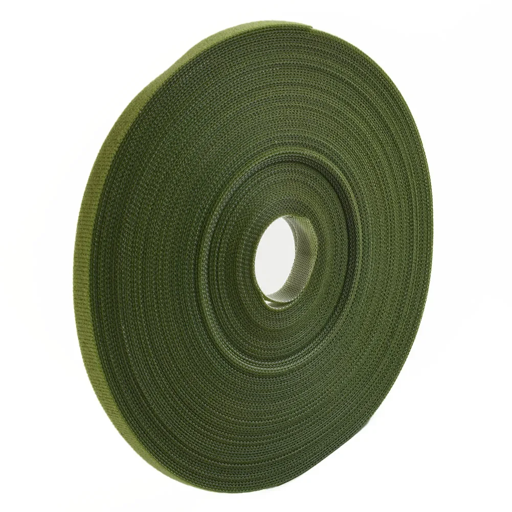 Nylon Ties Tape 25M Garden Plant Bandage For Plant Shape Support Hook Loop-Velcro Tie Resealable Cable Tie Gardening Accessories