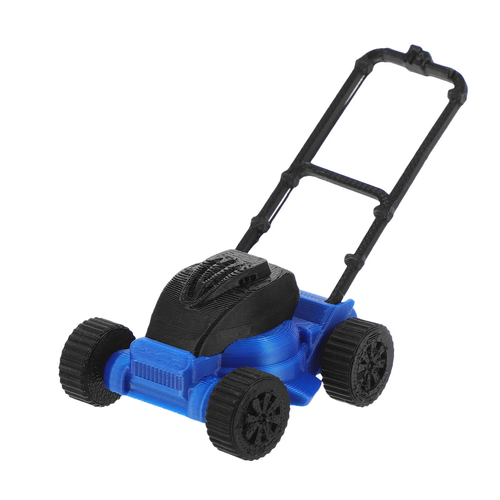 1 قطعة اكسسوارات دمية جزازة العشب واقعية البلاستيك لحديقة حديقة واقعية ساحة المشهد مجموعة أدوات المناظر الطبيعية الصغيرة