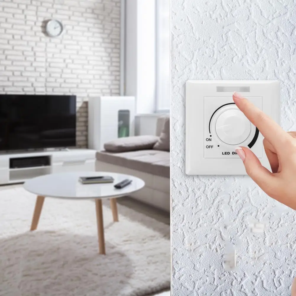 

Светодиодный диммер постоянного тока 0-10 В, регулируемый переключатель яркости, панель контроллера, диммеры для светодиодной ленты с регулируемой яркостью, лампа накаливания