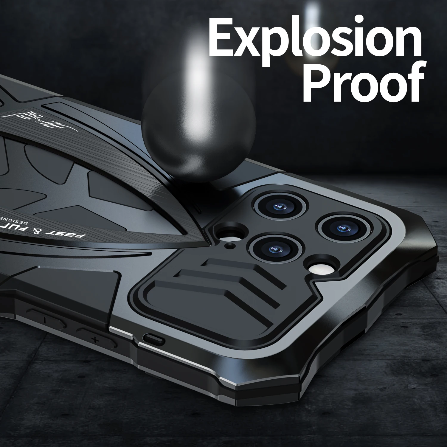 Металлический бампер Armor Hybrid 360, сверхмощный противоударный чехол для IPhone 14 Pro Max 14ProMax 14Pro IPhone14 I, чехол на весь корпус телефона