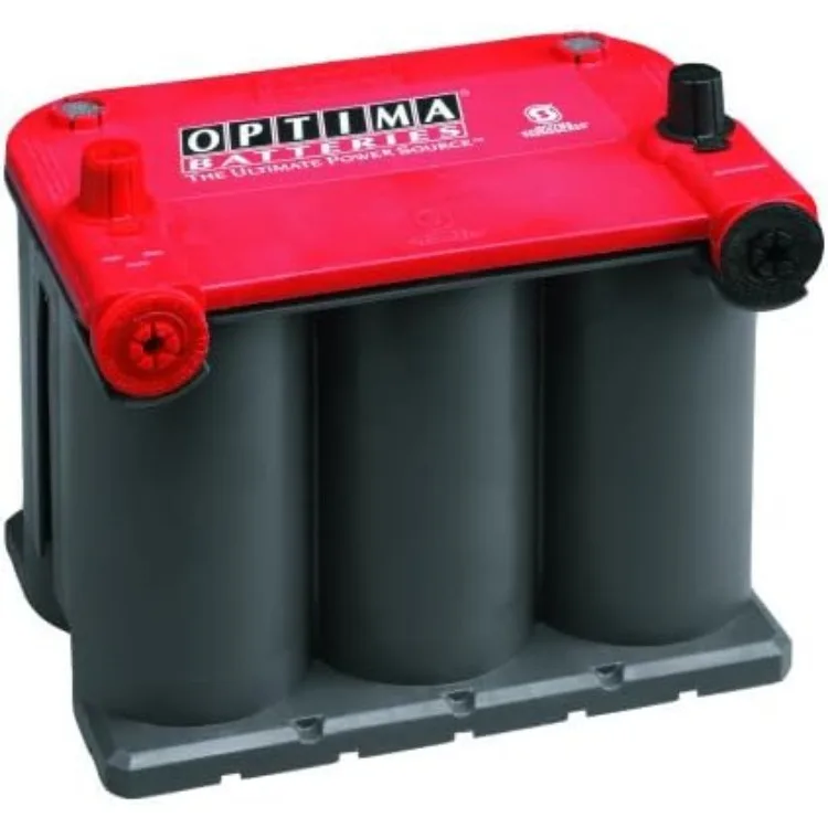 Batteries High Performance 75/25 RedTop Sealed AGM Car, Truck, and SUV Starting Battery, 720 CCA, Dual SAE and GM Terminals