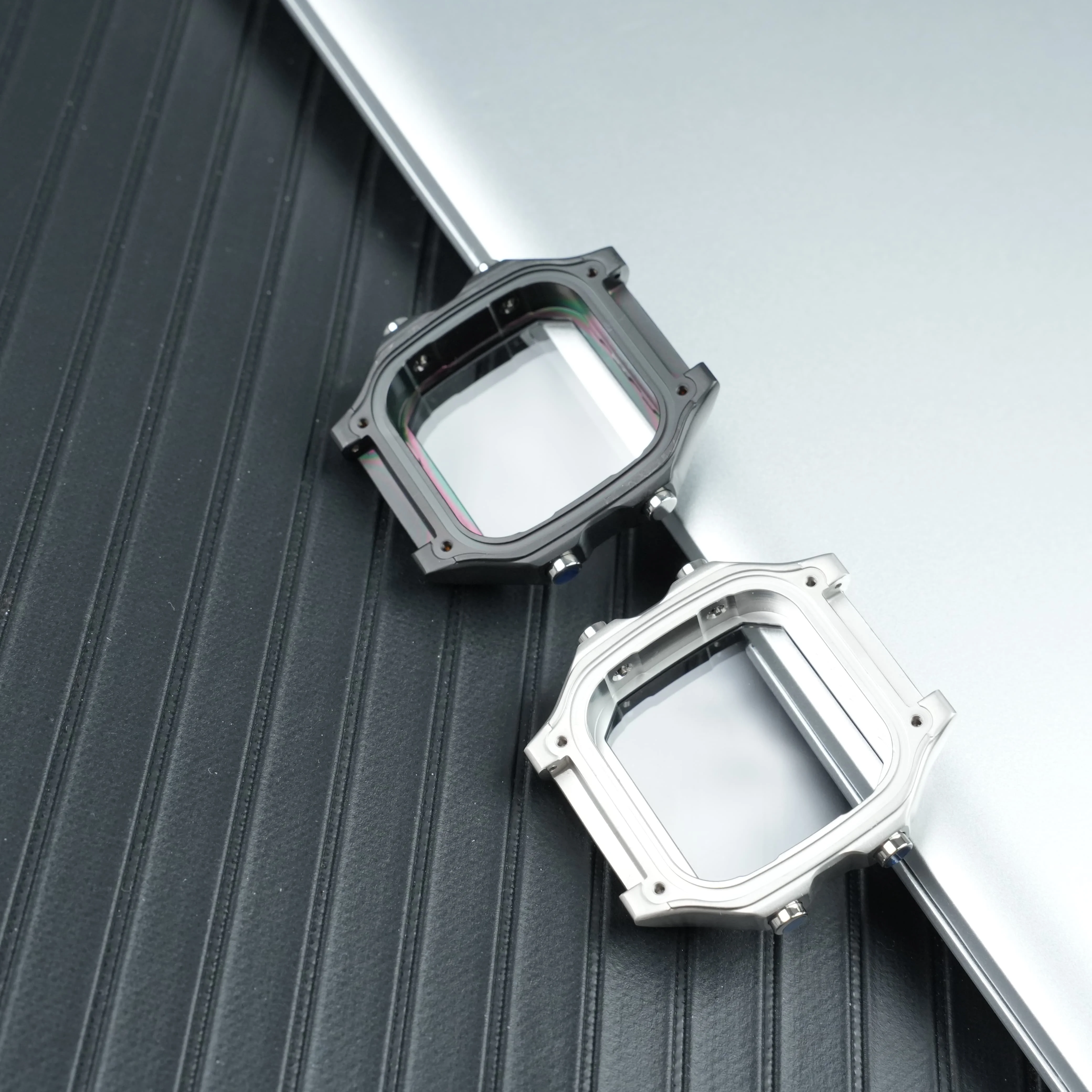 For Casio AE1200 Metal watch case 304 stainless steel modified watch film glass Watchband watch ring front cover baffle Bezel