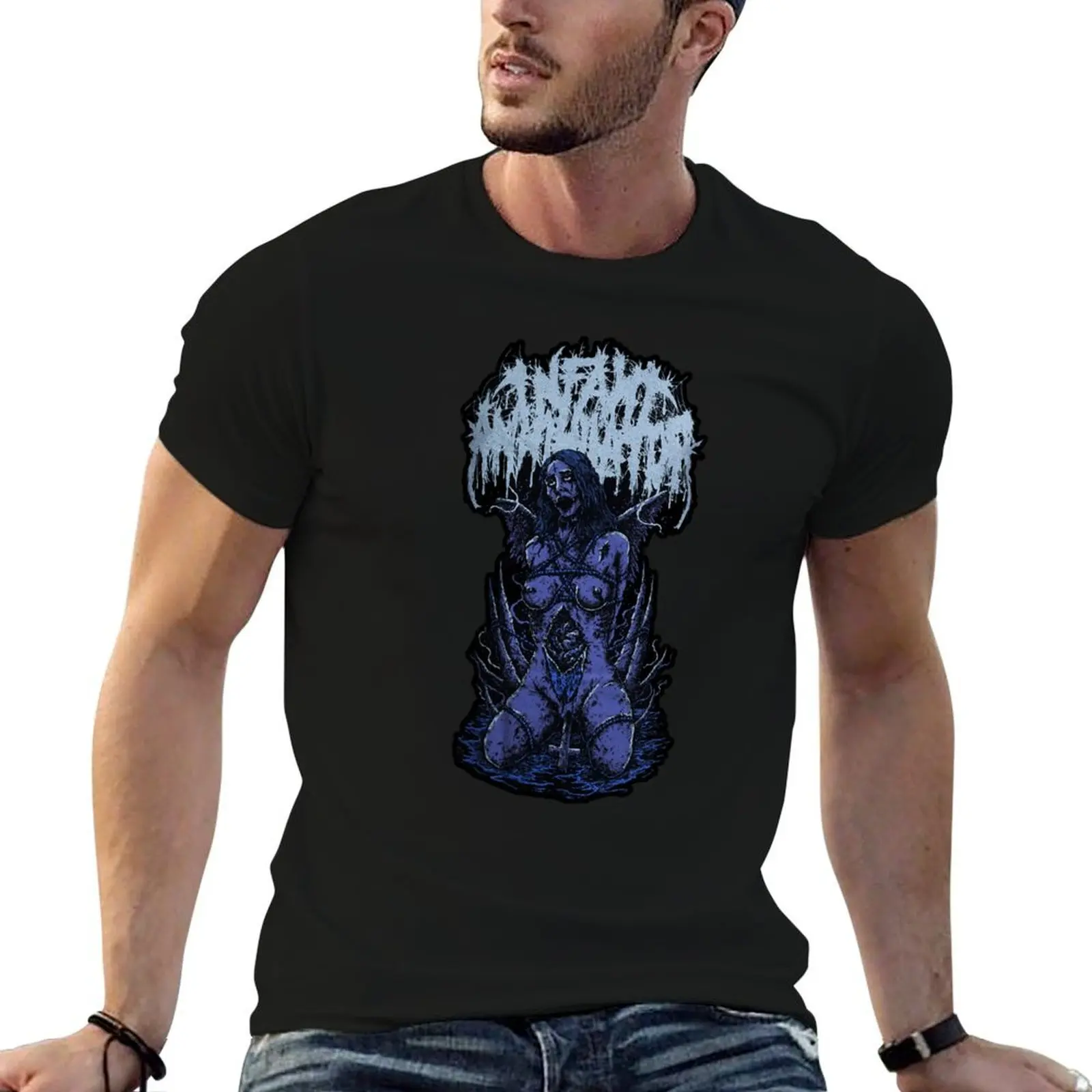 Infant Annihilator T-Shirt man graphic t shirt t shirts for man slim fit funny t shirts dark humor T-shirt