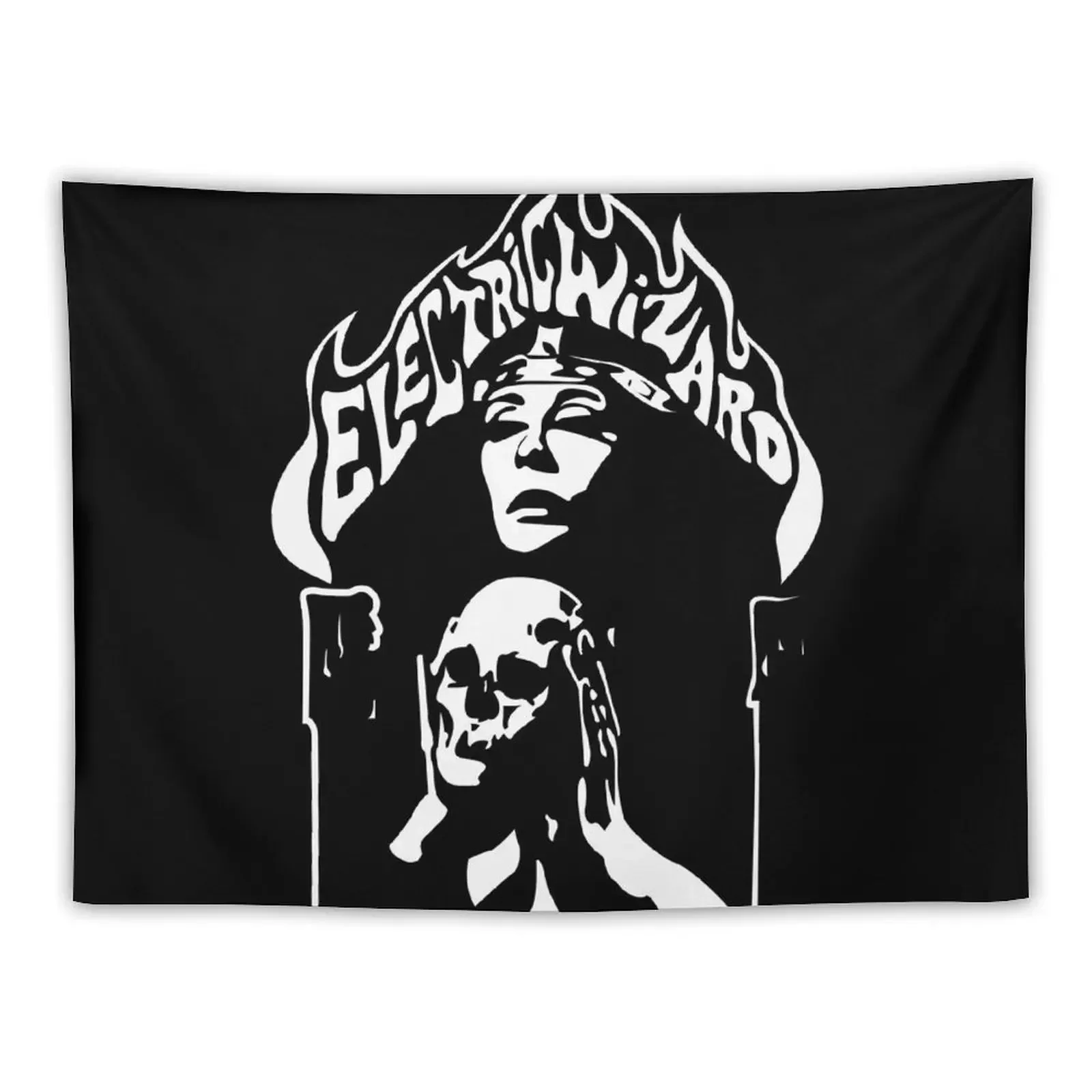 

Electric Wizard Tapestry Aesthetic Room Decor Korean Korean Room Decor Wall Coverings Tapestry