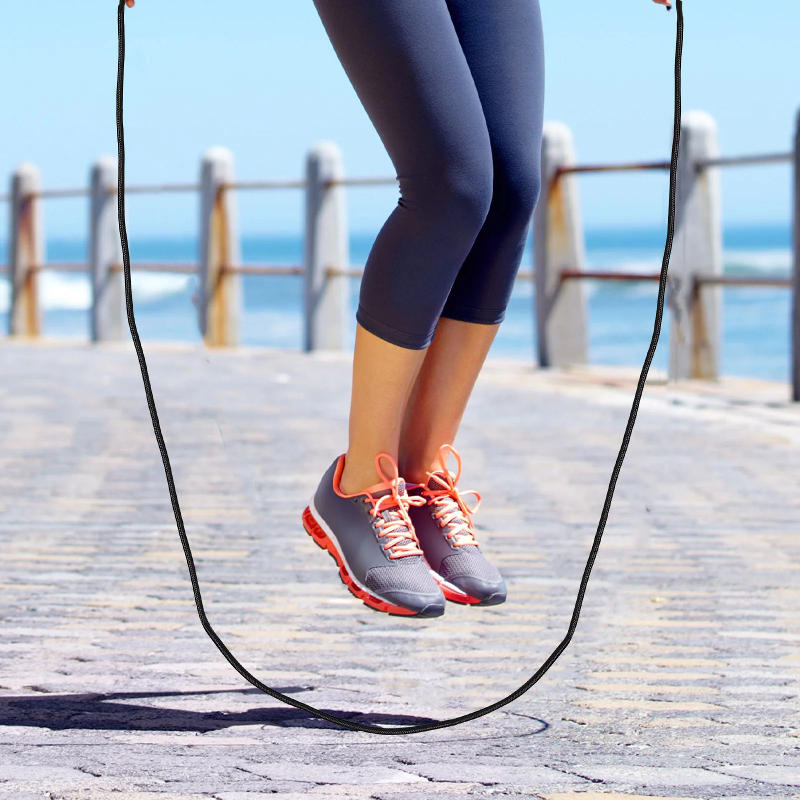 

Wooden Handle Jump Rope For Workout Weight Loss Indoor Outdoor Fitness Exercise Sports Equipment Endurance Rope