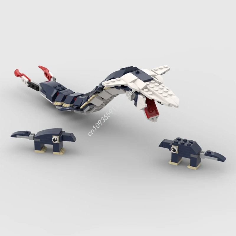 

284pcs MOC ice worm snow stalkers 31088x2 Model Building blocks Kids Toys DIY Architecture Christmas gifts