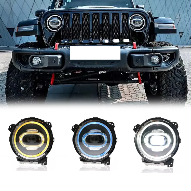 

Автомобильные аксессуары Spedking Plug and Play, светодиодные фары для JEEP Wrangler JL, головной светильник 2018-2021