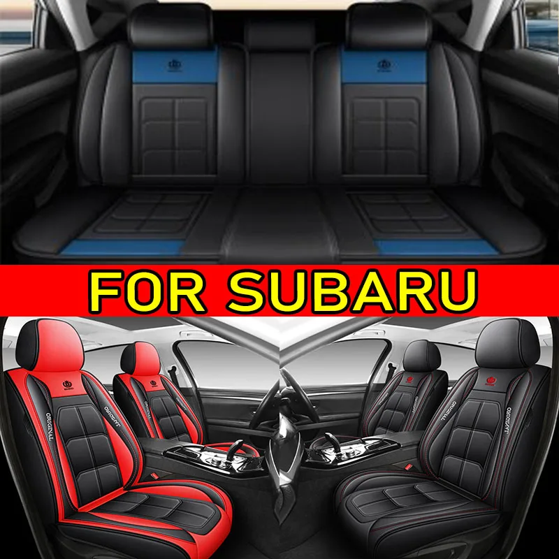 

FOR SUBARU Car seat cover PU leather soft and comfortable front and rear rows fully wrapped muscle seat cover