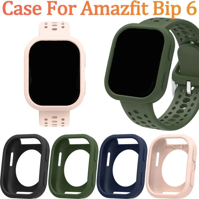 

Чехол для Amazfit Bip6 (A2435) – противоударный, устойчивый к царапинам, прочный защитный бампер, аксессуар для умных часов, подходит для мужчин и женщин.