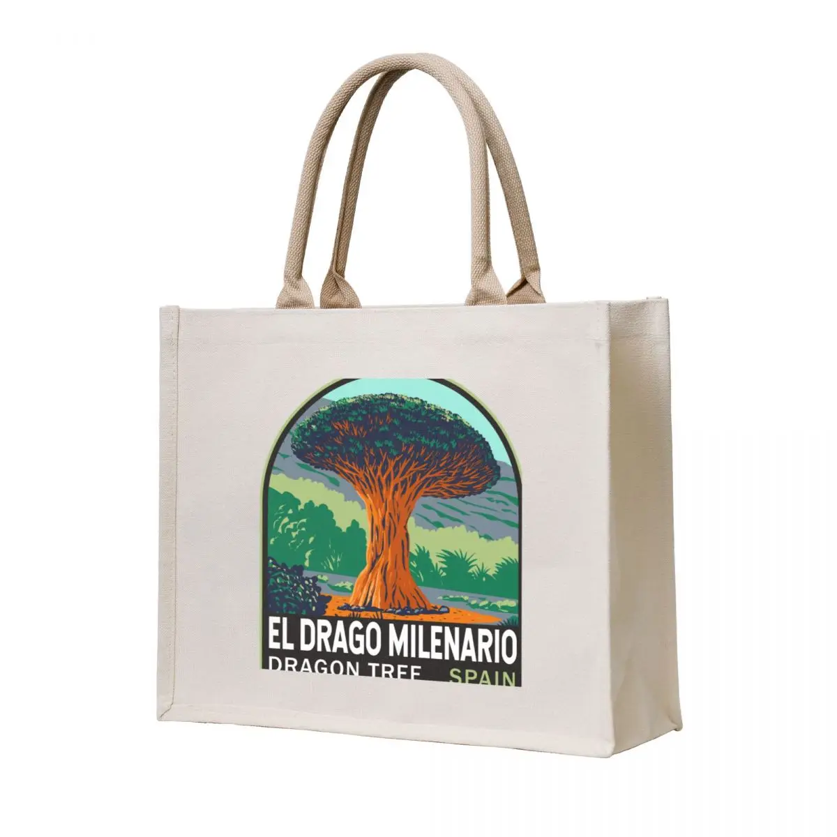 

El Drago Milenario Spain Dragon Tree Tote Bag tote bag screen Shopper handbag Shopper bag