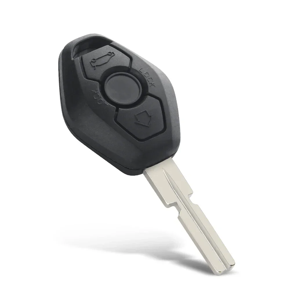 KEYYOU 10PCS New Car Key Case Cover For BMW 1 3 5 6 7 Series X3 X5 Z3 Z4 EWS System Car Key Shell Cover Keyless Fob