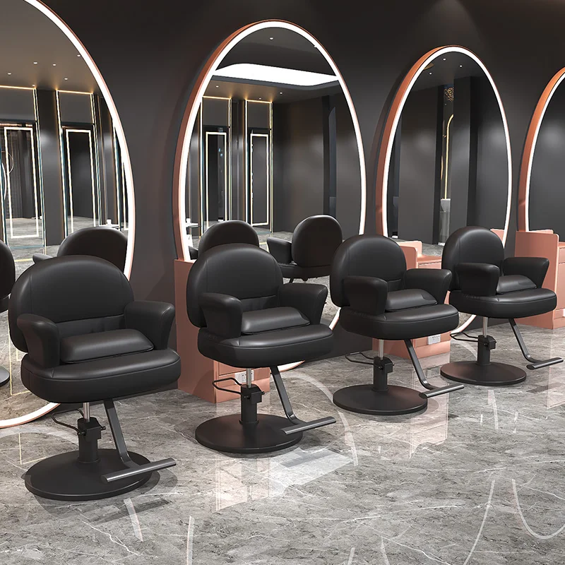 Barber shop simple lifting chair 3AM with haircut chair special for hair salon.