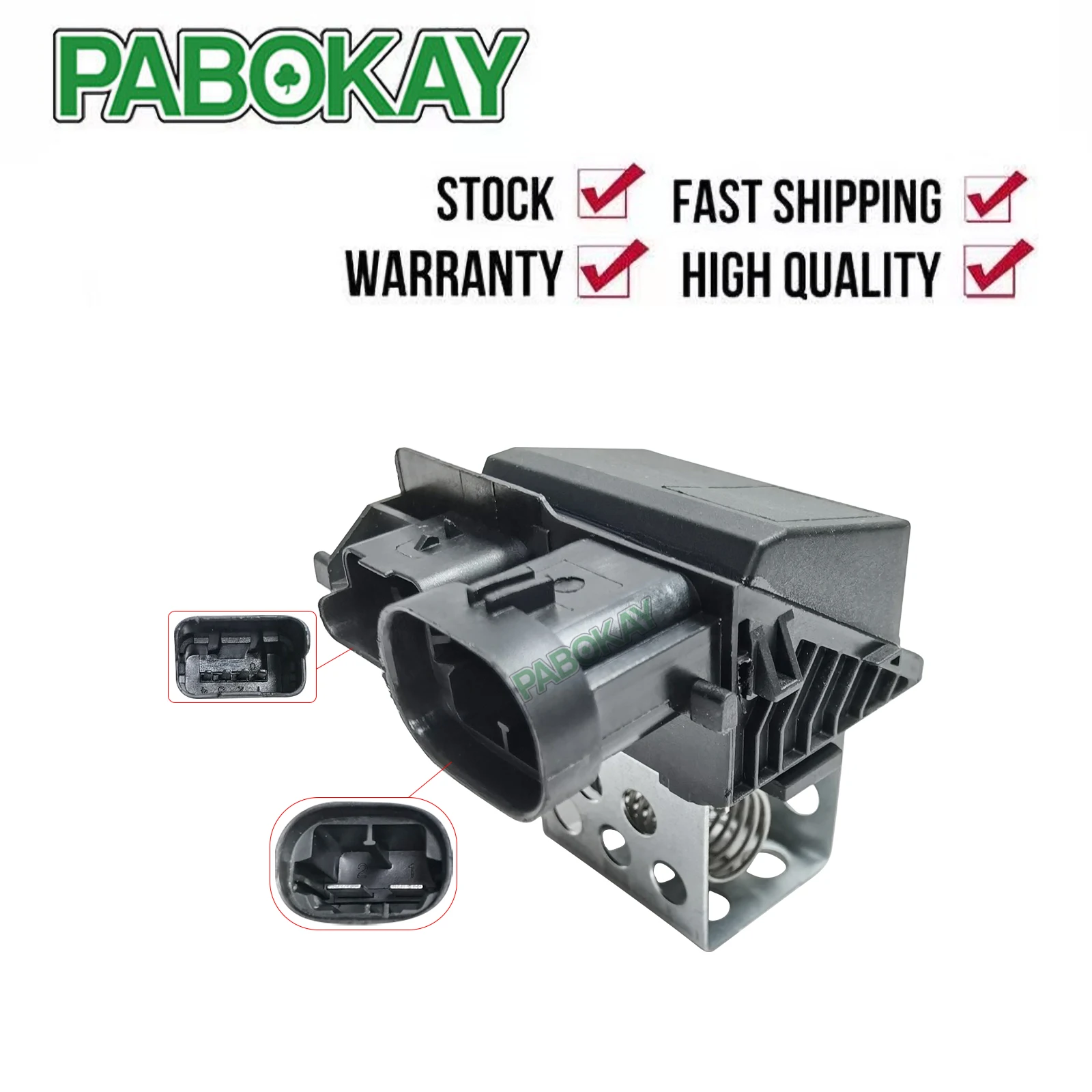 

9673999980 9662872380 1267J6 9827870080 For Peugeot 108 3008 301 307 308 5008 RCZ New Radiator Motor Fan Heater Resistor