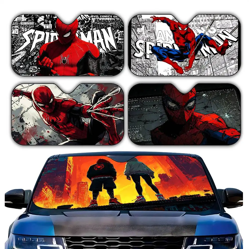 Cool-S-spider-manS Stylish And Trendy Windshield Sunshade, Car Windshield Cover, Car Sunshade Curtain, Car Sun Protection Cover