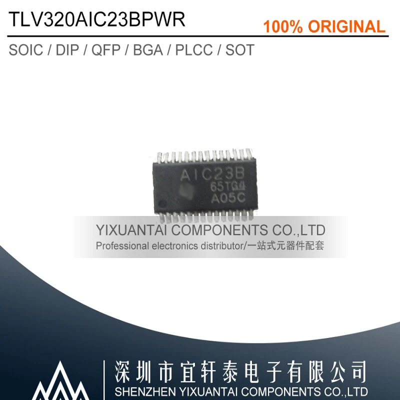 

5-100pcs/lot TLV320AIC23BPWR Free shipping TLV320AIC23B Marking:AIC23B IC STEREO AUDIO CODEC 28-TSSOP NEW Original