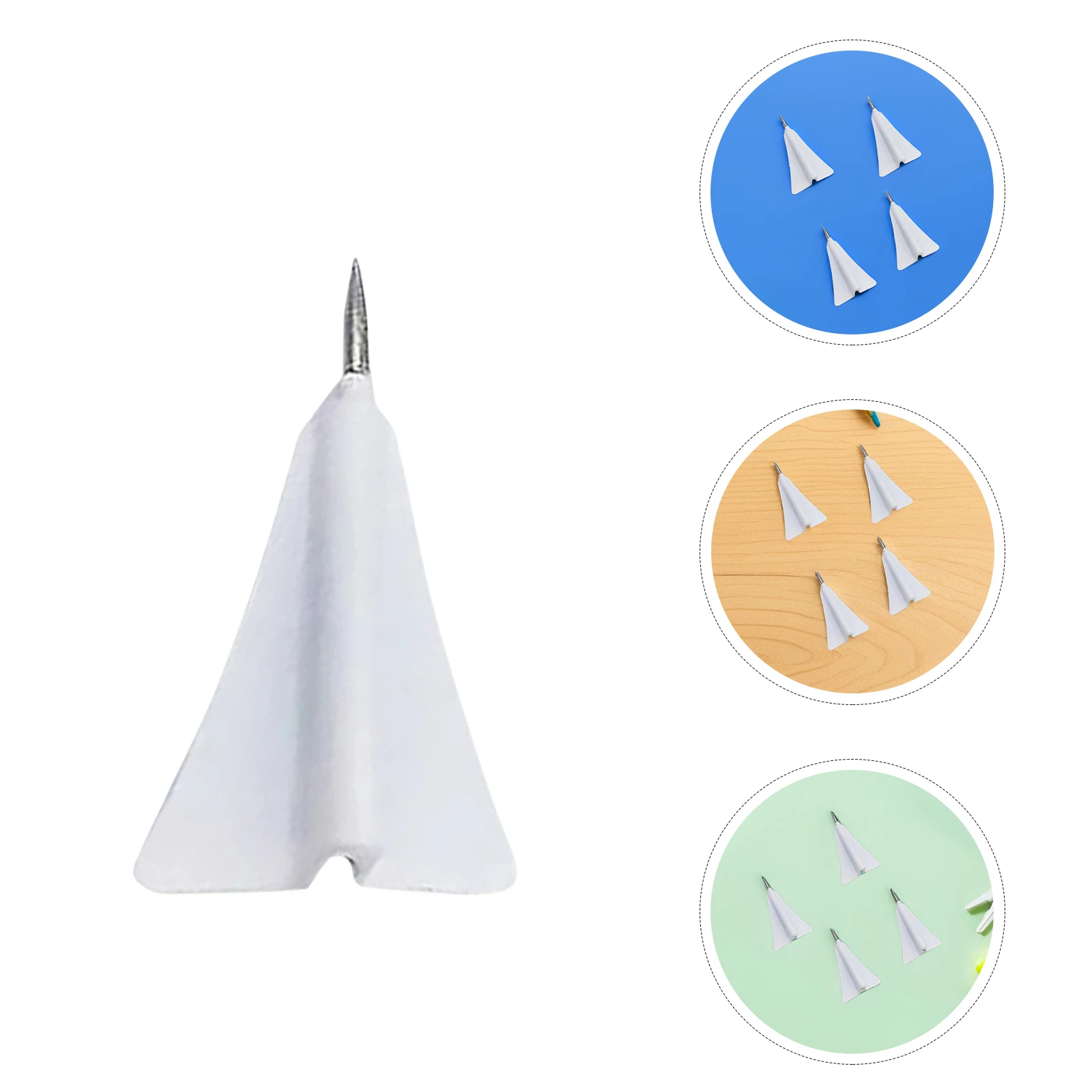 

18Pcs Plane Push Pins Multi Function Thumb Tacks for Cork Board Notice Board Decorations Photo Display Craft Map Tacks