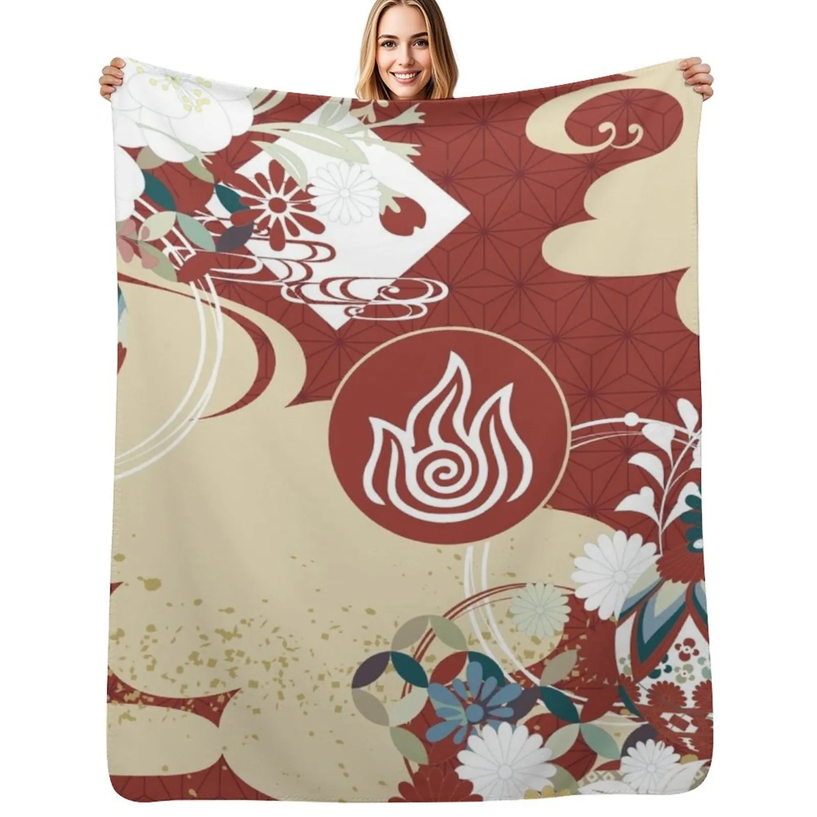 

Fire Nation Tapestry Throw Blanket Blankets For Bed Plaid on the sofa Thermal Custom Blankets