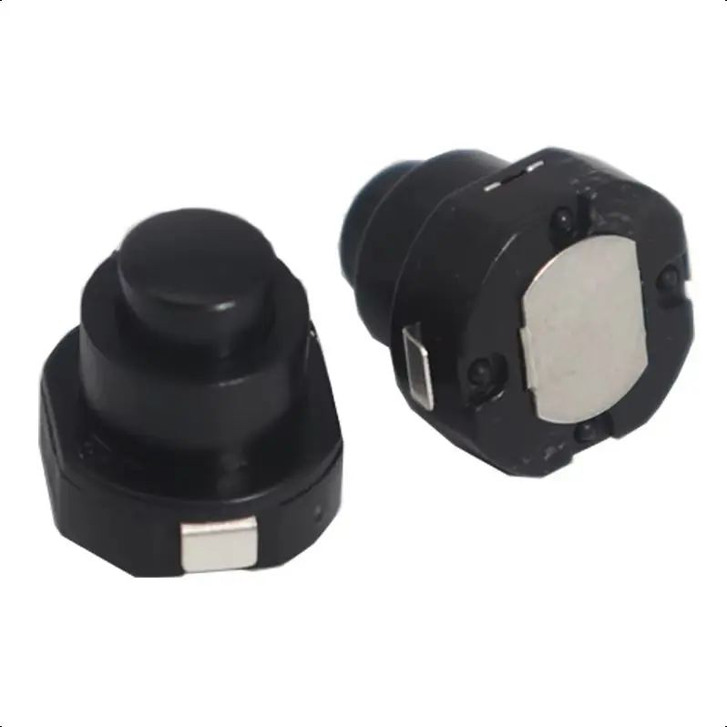 

【20-5PCS】1010X Small Circular Flashlight Switch Power Supply Button Switch KAN-10A Self-Locking Button Push Button Switch ON-OFF