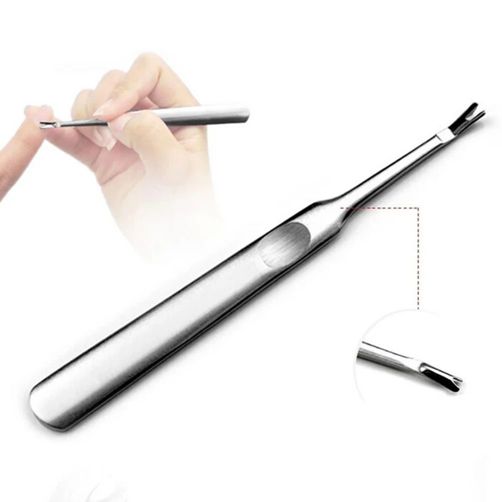 

High Quality Stainless Steel Cuticle Pusher Trimmer Remover Pedicure Manicure Nail Art Tools