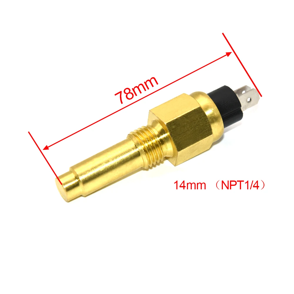 Sensor de temperatura da água sem fio universal para carro, HD, alarme, 14mm, 17mm, 21mm, 120 graus