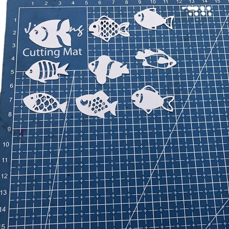 Fishes Metal Cutting Dies Stencils for DIY Scrapbooking/photo Album stamps Decorative Embossing  Paper