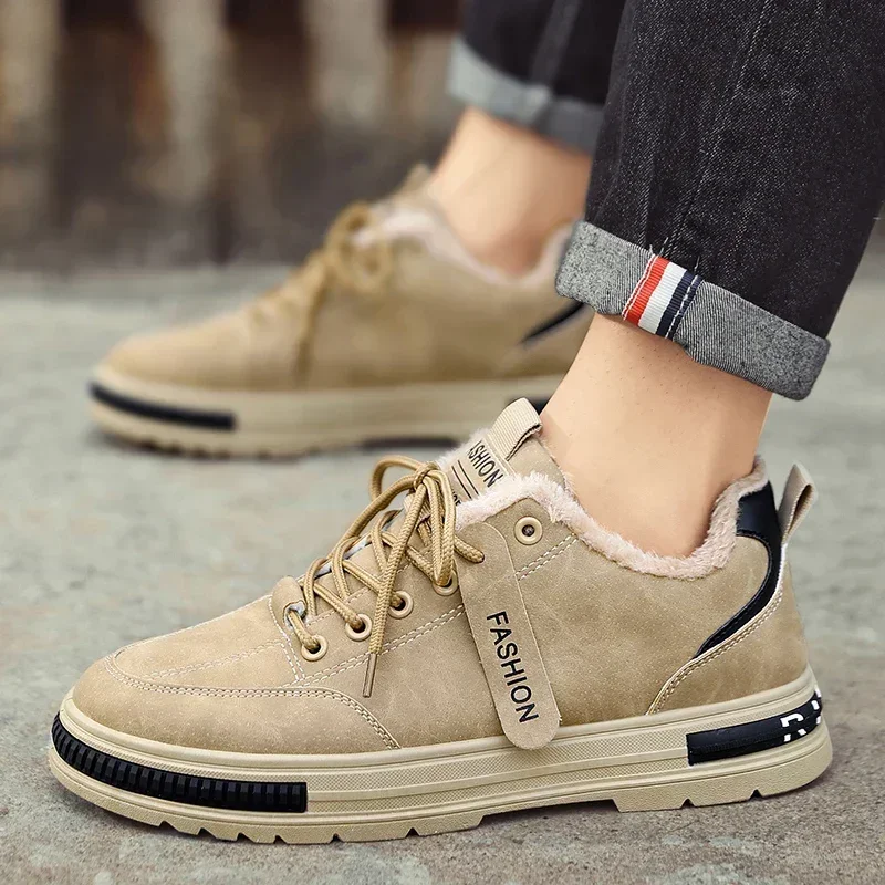 

Мужские полуботинки на шнуровке, на осень-зиму