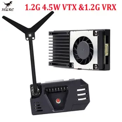 HGLRC ZEUS 1.2Ghz 4.5W VTX 8CH 25mW 800mW Switchable 2-8S VTX Video Transmitter Module 1.2G 8Ch VRX For Long Range FPV Drone