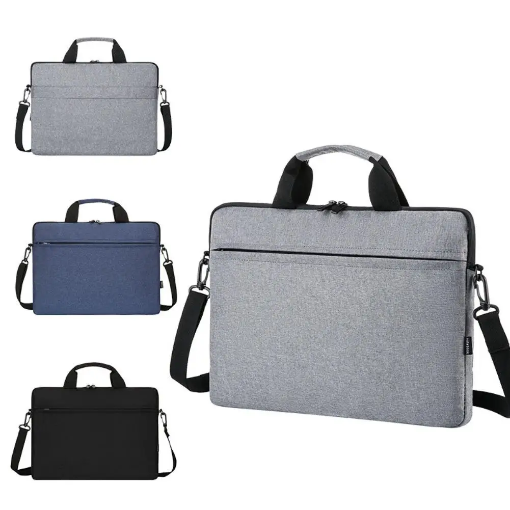 Slim Laptop Shoulder Bag Universal Shockproof Sleeve Case Notebook Carrying Case Large Capacity Computer Sleeve Bag 13/14/15.6