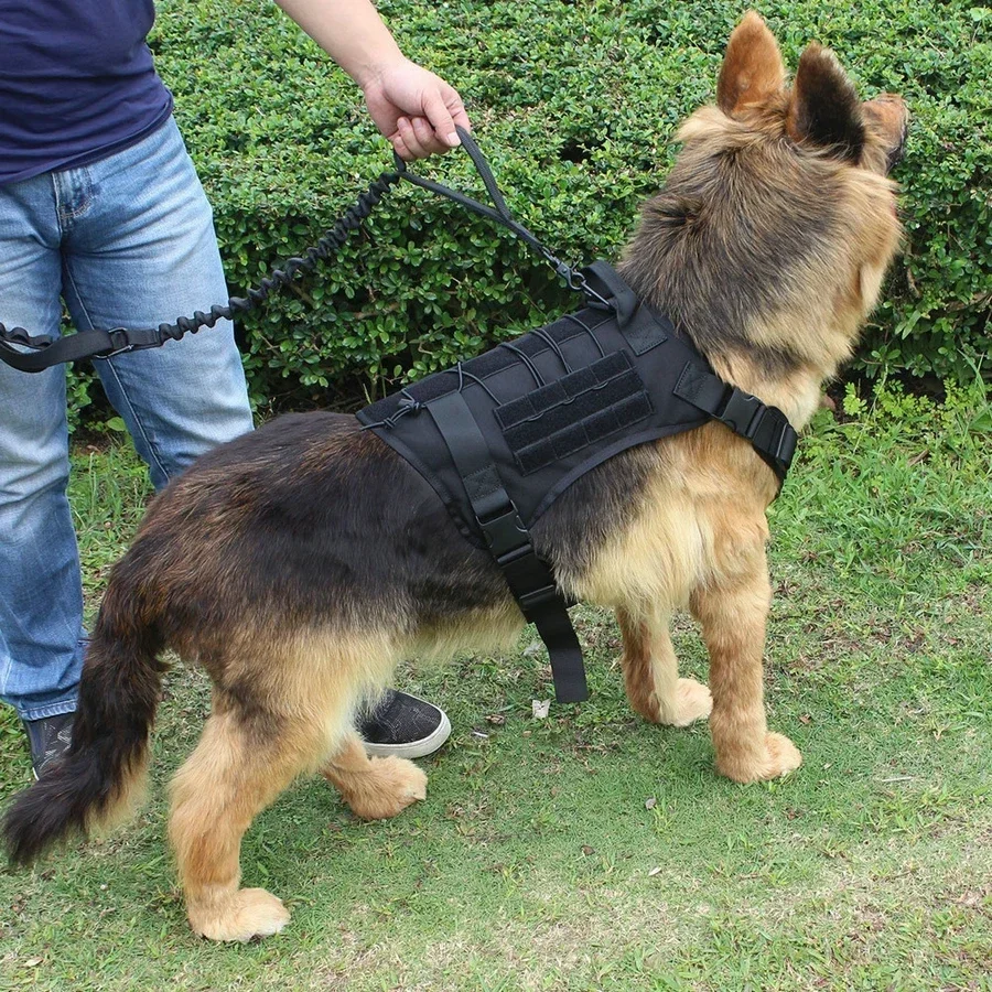 Tactical Dog Vest set Breathable Vest Working Pet Dog Durable Nylon Vest Kit