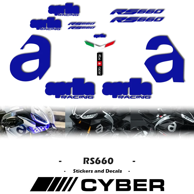 

For Aprilia RS660 RS 660 20-24 New Motorcycle Fairing Racing Shell Sticker Decal Custom Color ALL Logo 20 21 22 23 24