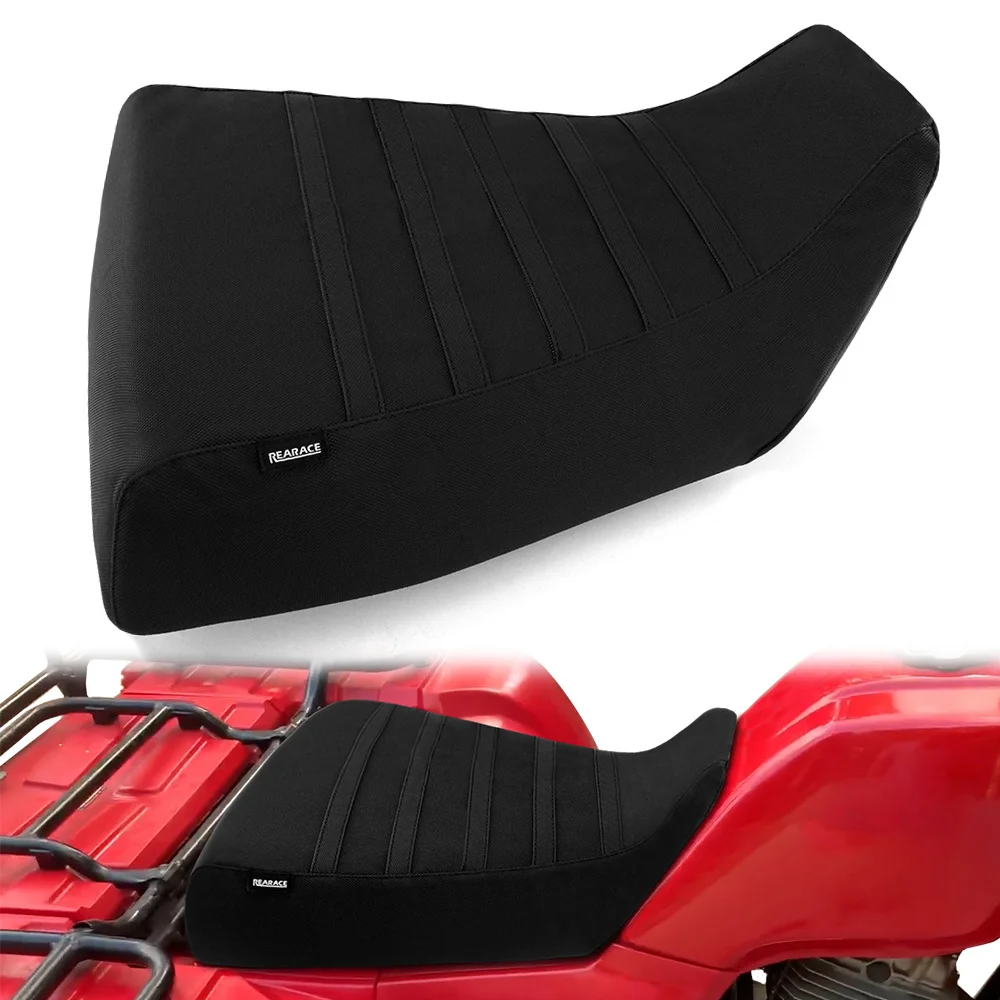 

For Honda ATC250SX ATC 250SX 1985 1986 1987 Motorcycle Striped Grip Seat Cover PVC Leather Waterproof Seat Saddle Cushion Cover