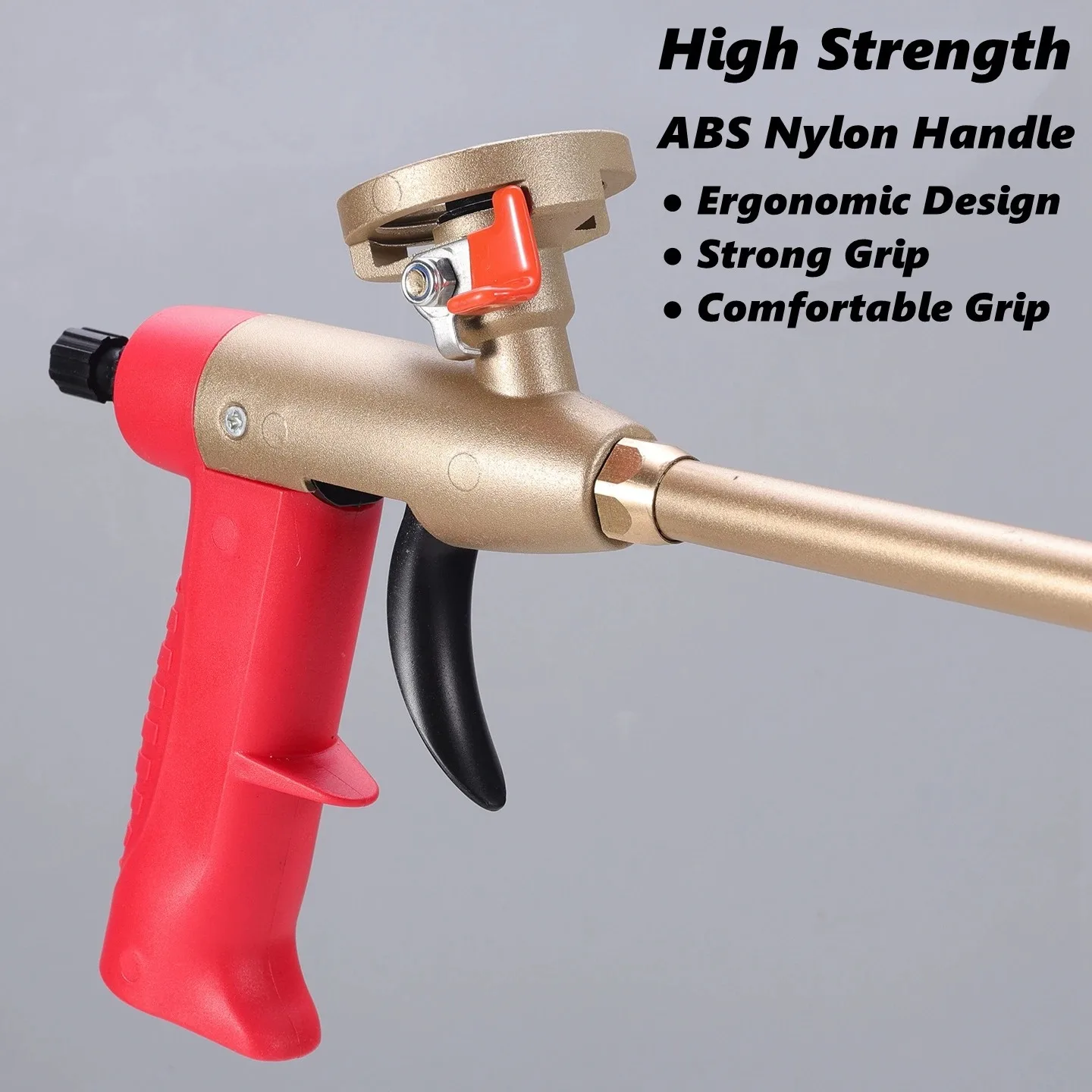 Foam Spray Gun Full Metal Detachable Wash Free Sealant Insulation Applicator House Renovation Professional Hand Tools