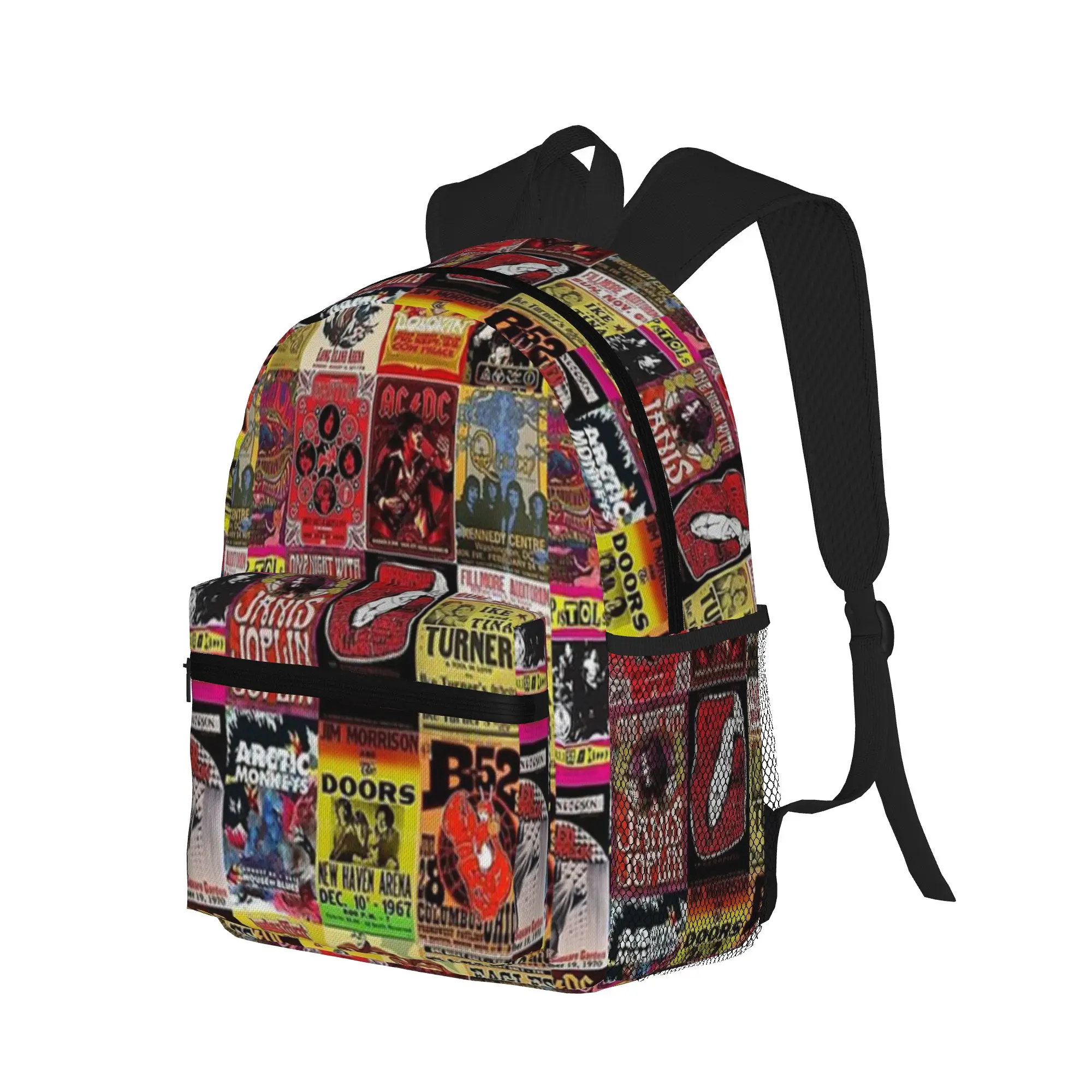 Rock Band Posters  Casual Backpack for Students and Adults Bags