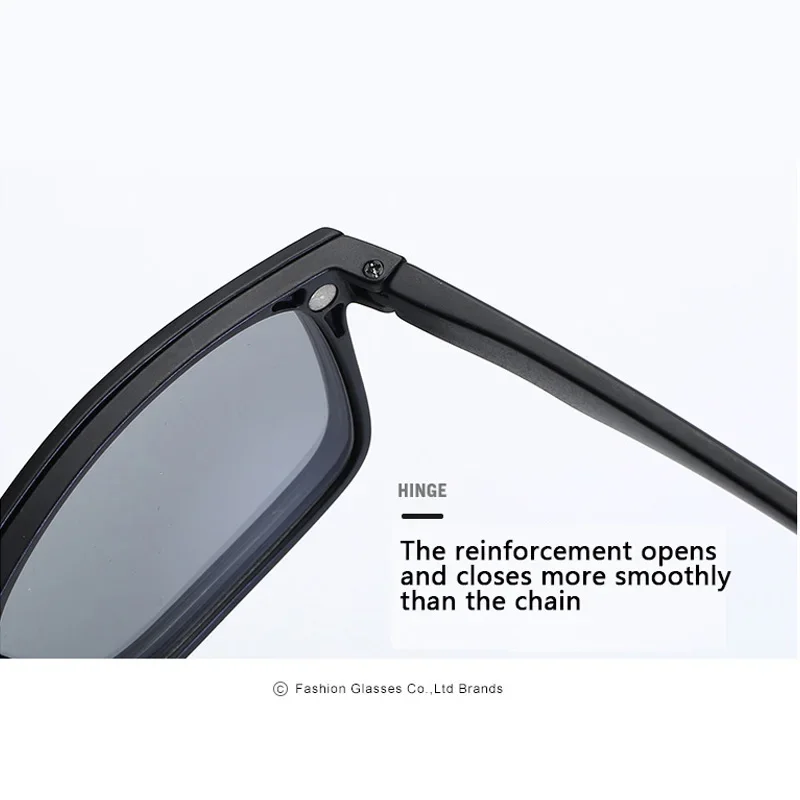 6 In 1 Spectacle Frame Men Women With 5 PCS Clip On Polarized Sunglasses Magnetic Glasses Male Computer Optical 2201