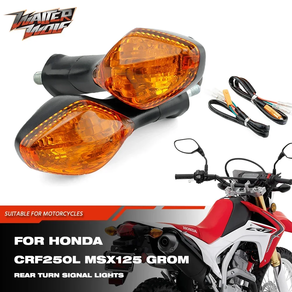 

CRF250L MSX125 Rear Turn Signal Light Tail Blinker Lamp for Honda CRF 125L 2013-2022 MSX 125 Grom 2014-2024 Turning Indicators