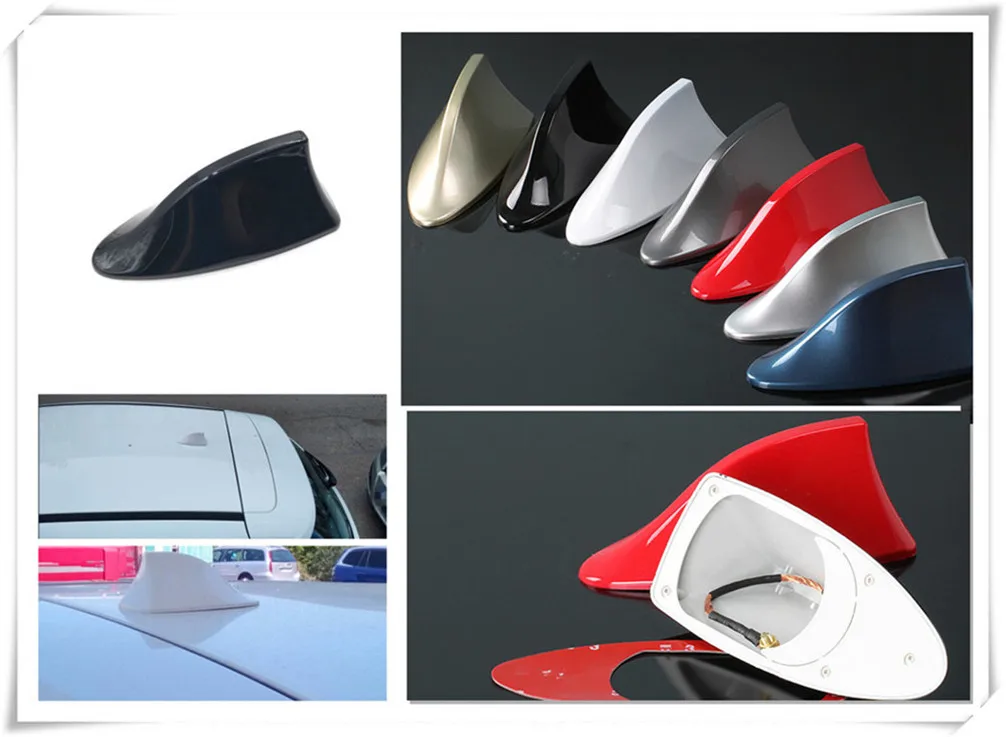 Car shape shark fin signal radio roof tail antenna modification for Chevrolet Trailblazer Onix Tru Orlando Code Captiva