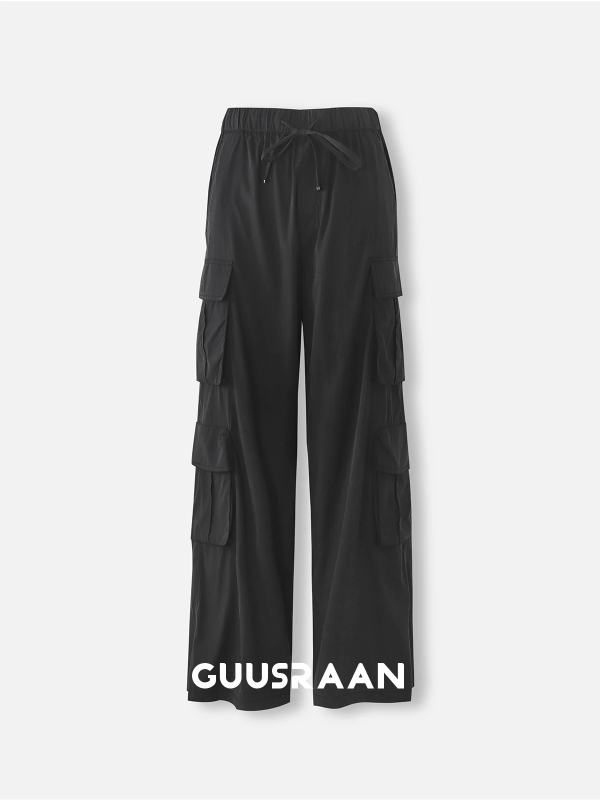 

Casual Pants Four kets Sand Waed Lyocell Elastic Waist 2000 Pieces High Waist Long Trousers Commute Sle Workwear