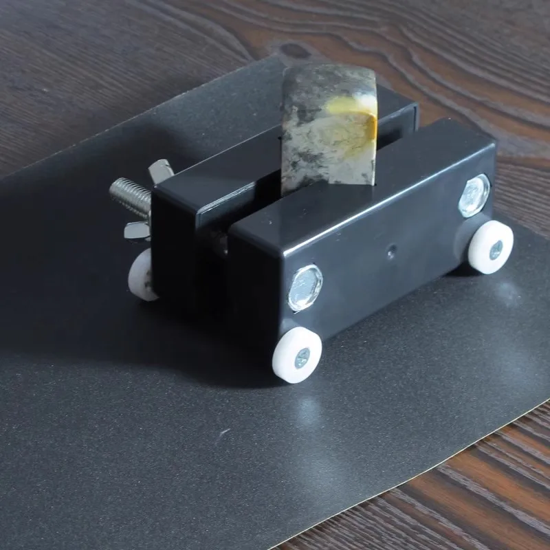 Multifunctional Seal Clamp Engraving Tool, Adjustable Carving Vise with Grinding Stone for Stamp Surface Leveling