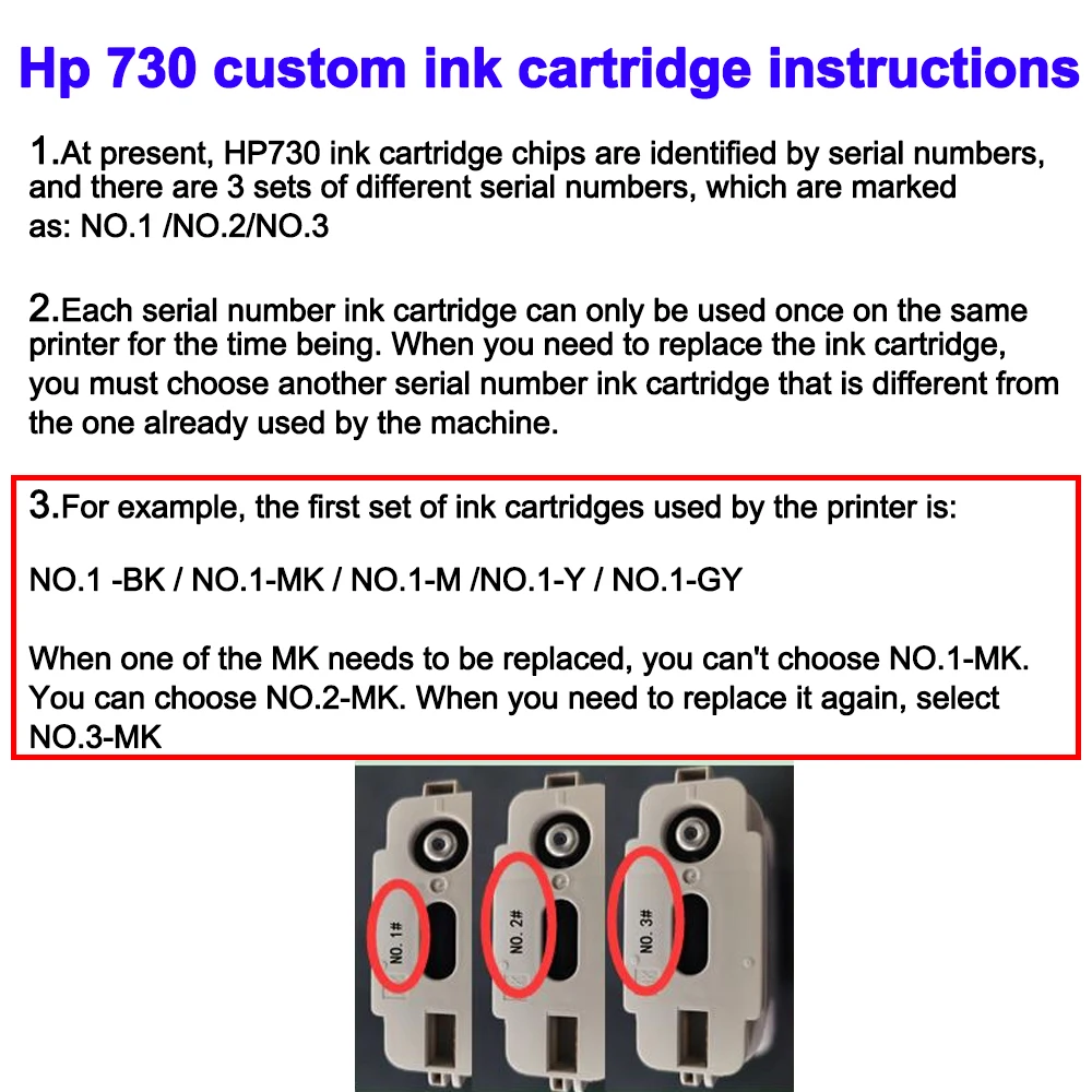 Imagem -02 - Cartucho Compatível para hp Designjet T1600 T1600dr T1700 T1700dr T2600 T2600dr Impressora com Tinta com Chip 300ml For730 hp 730