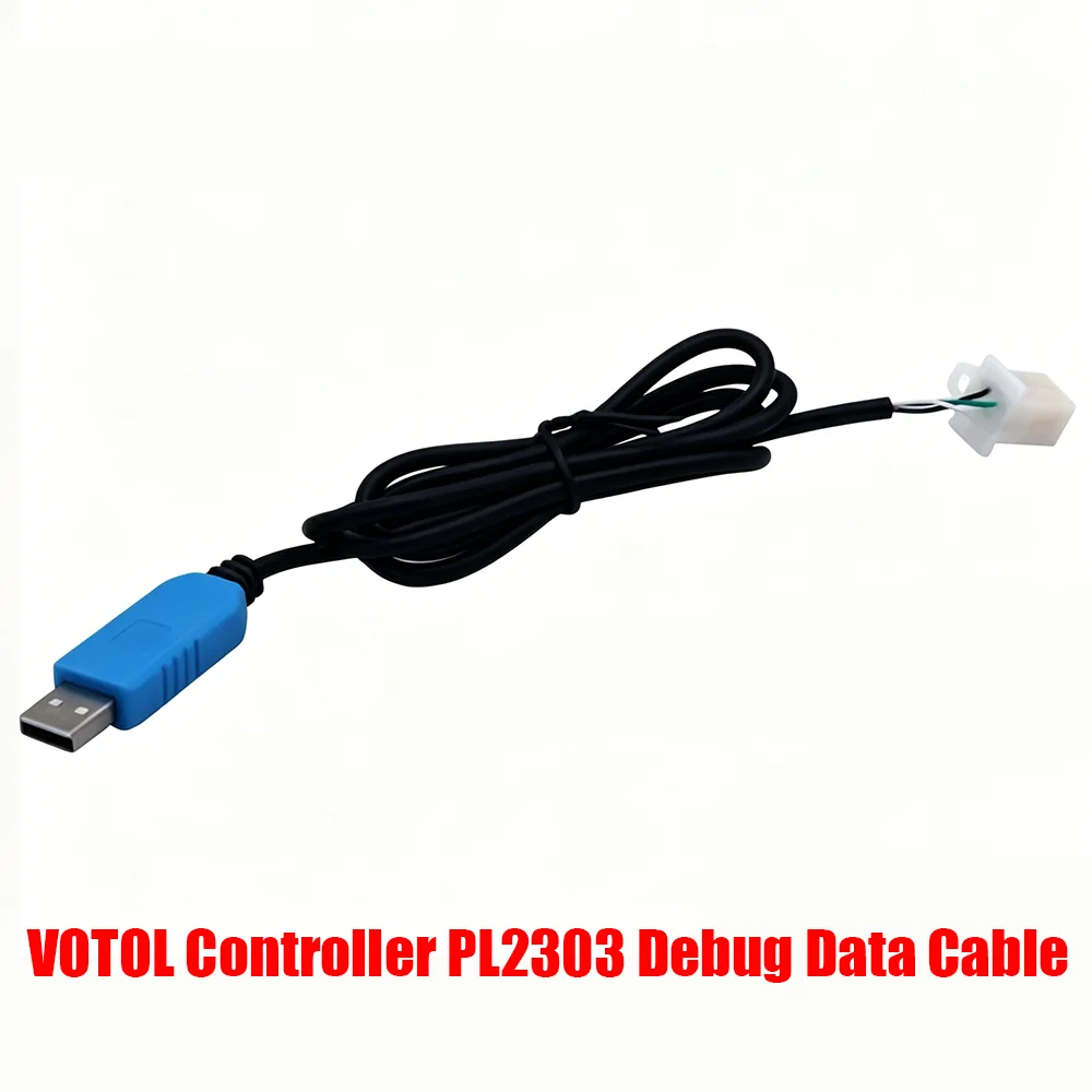 Controlador VOTOL USB PL2303 EM30 EM50 EM80 EM100 EM150 para Ajustar los Parámetros del Controlador, Módulo de Actualización a Cable de Datos en Serie
